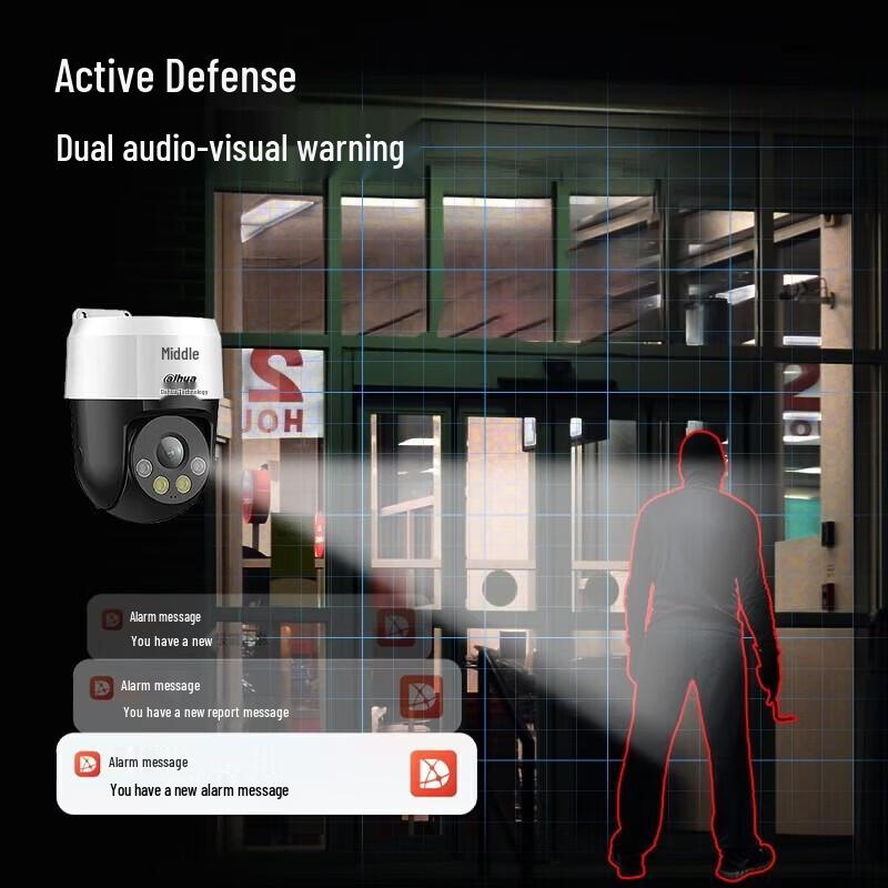 Dahua DH-SD2A500-ADP-PV-i 5MP PoE Full-Color PTZ Camera CN Plug (adapter Included)