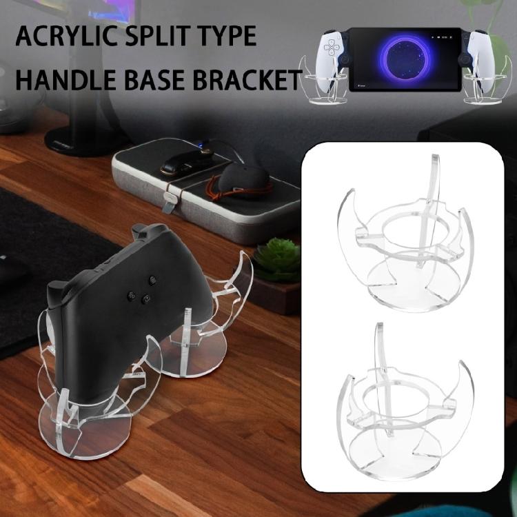 Klarer Controller-Schreibtisch-Organizer Offenes Design Einfacher Zugriff und rutschfeste Basis Tisch-Gamepad-Halter