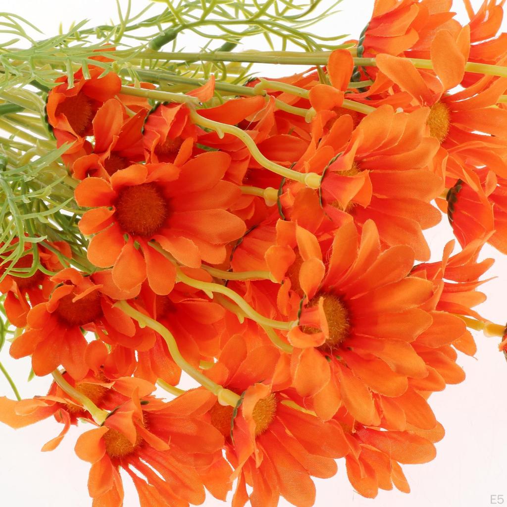 10 Branches Flowers Silk Daisy Bouquet