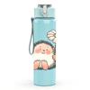 1PC Daisy Bee Hedgehog 750ml Color Plastic Sports Water Bottle Leakproof Flip Straw Lid Suitable for Sports Office Home Use