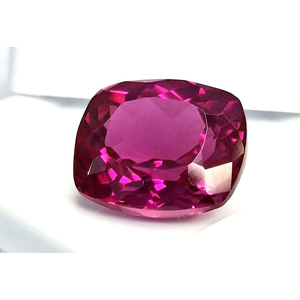 Beautiful Natural Pink Ruby 10-12 Ct Cushion Cut Certified Loose Gemstone