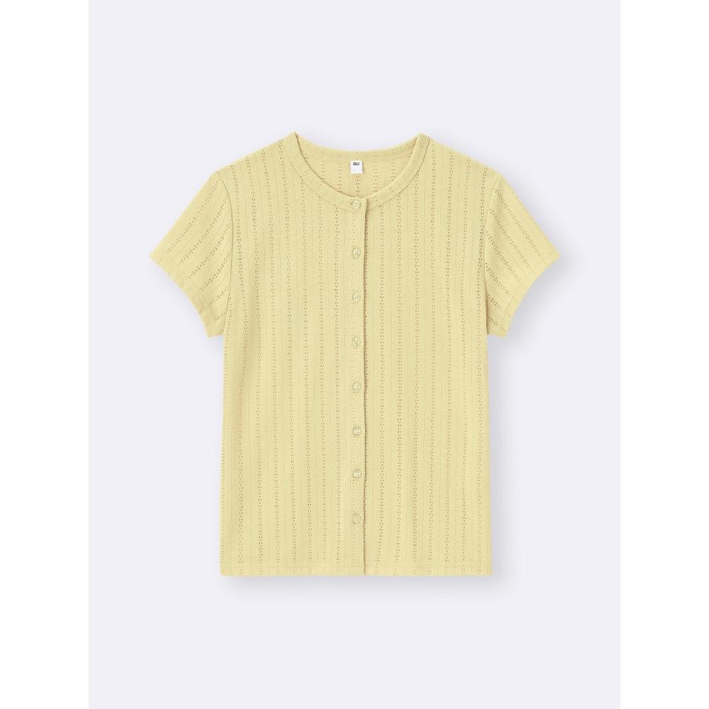 GU by Uniqlo FronT BuTTon PoinT Tail T Osq+e