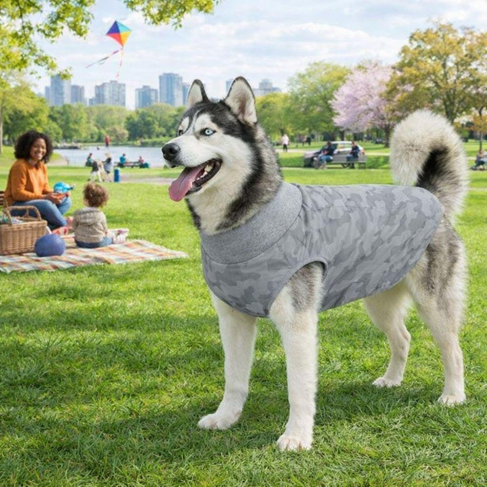 Elastic Dog Recovery Suit Soft Breathable Dog Sterilization Suit Four-Legged Washable Pet Anxiety Vest Spay Neuter