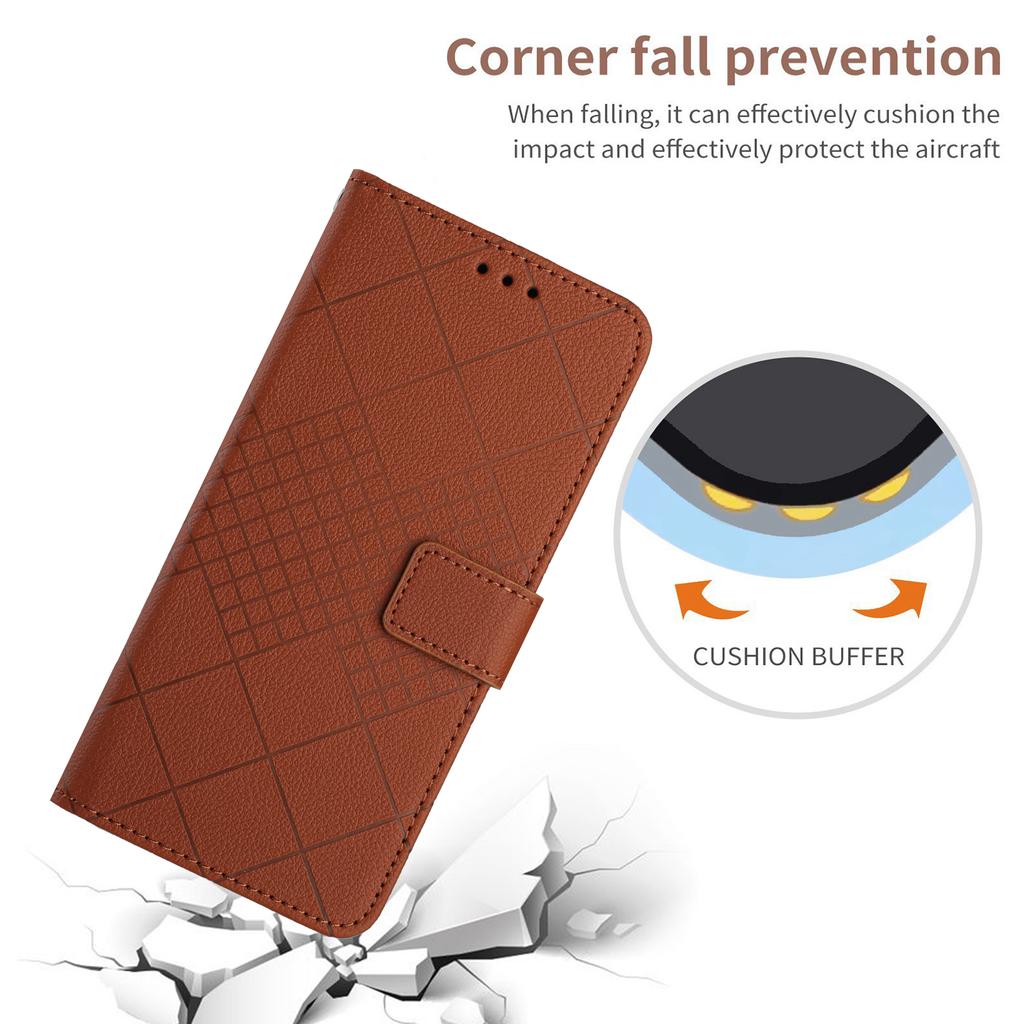 HT06 For Samsung Galaxy A54 5G Wallet Phone Case Anti-Drop Litchi Texture PU Leather Flip Cover