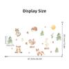 Cartoon Rabbit Wall Stickers for Kids Room Background Baby Nursery Wall Decals Living Room Decoration Bedroom Home Decor