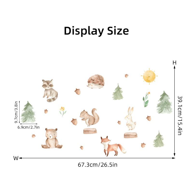 Cartoon Rabbit Wall Stickers for Kids Room Background Baby Nursery Wall Decals Living Room Decoration Bedroom Home Decor