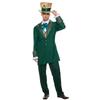 Men's Alice In Wonderland Mad Hatter Costume Halloween Deluxe Gentmen Cosplay