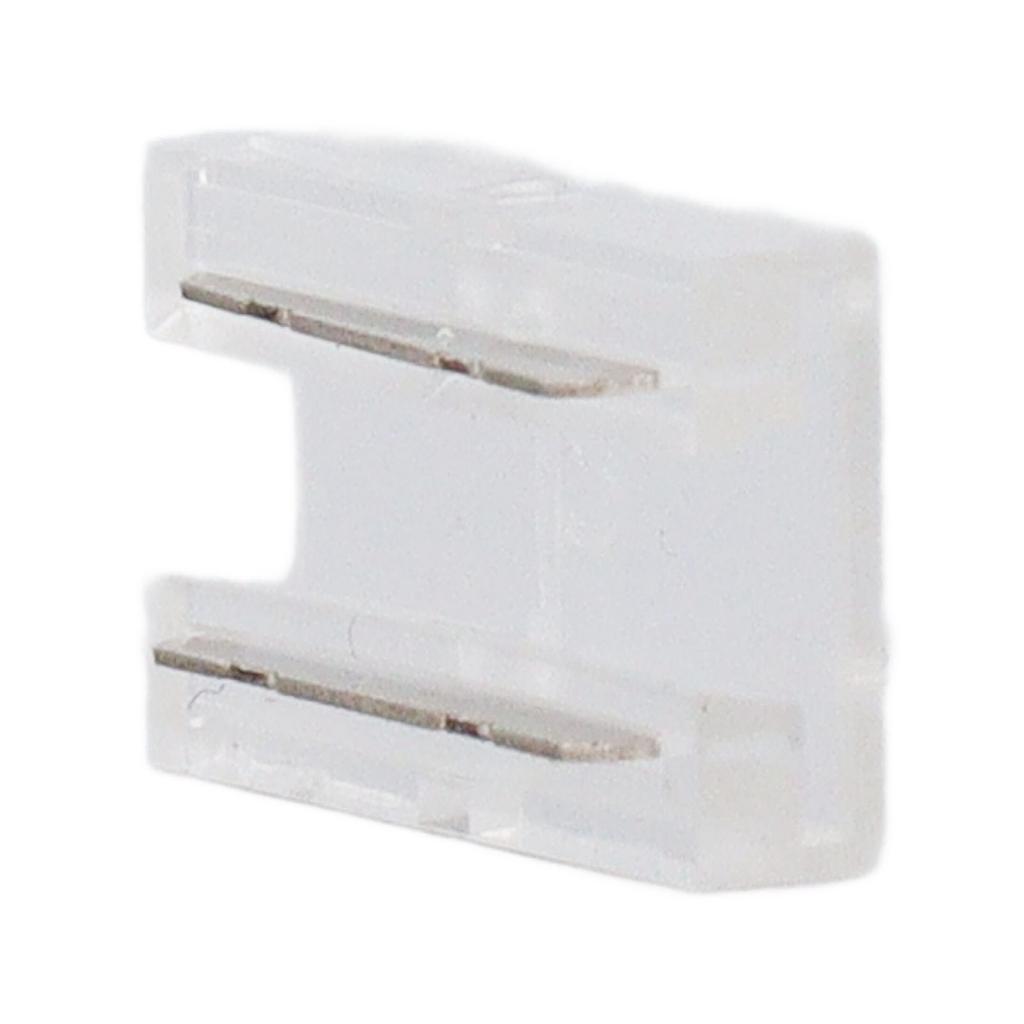 20 Pcs FCOB COB LED Strip Connector 8mm 0.31in Transparent Solderless COB LED Strip To 2 Pin Wire Connector
