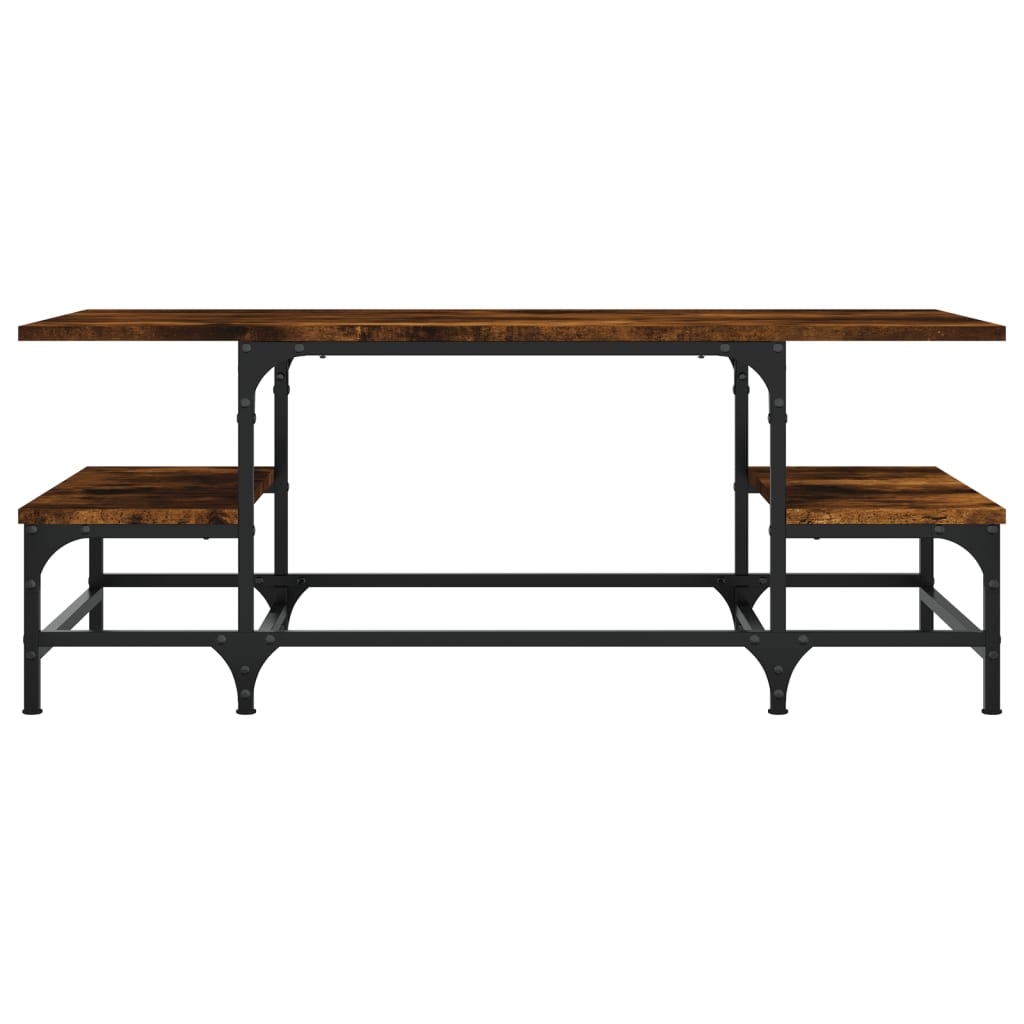  Coffee Table, Smoked Oak, 100x50.5x40 Cm