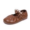 Spring and Autumn New Fashion Girls' Comfortable Soft-soled Leather Shoes
