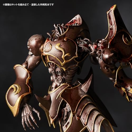 Kaiyodo Artpla ARTPLA SCULPTURE WORKS Iron Giant vs. Evil God Soldier, approximately 195mm tall, non-scale, unpainted plastic model kit