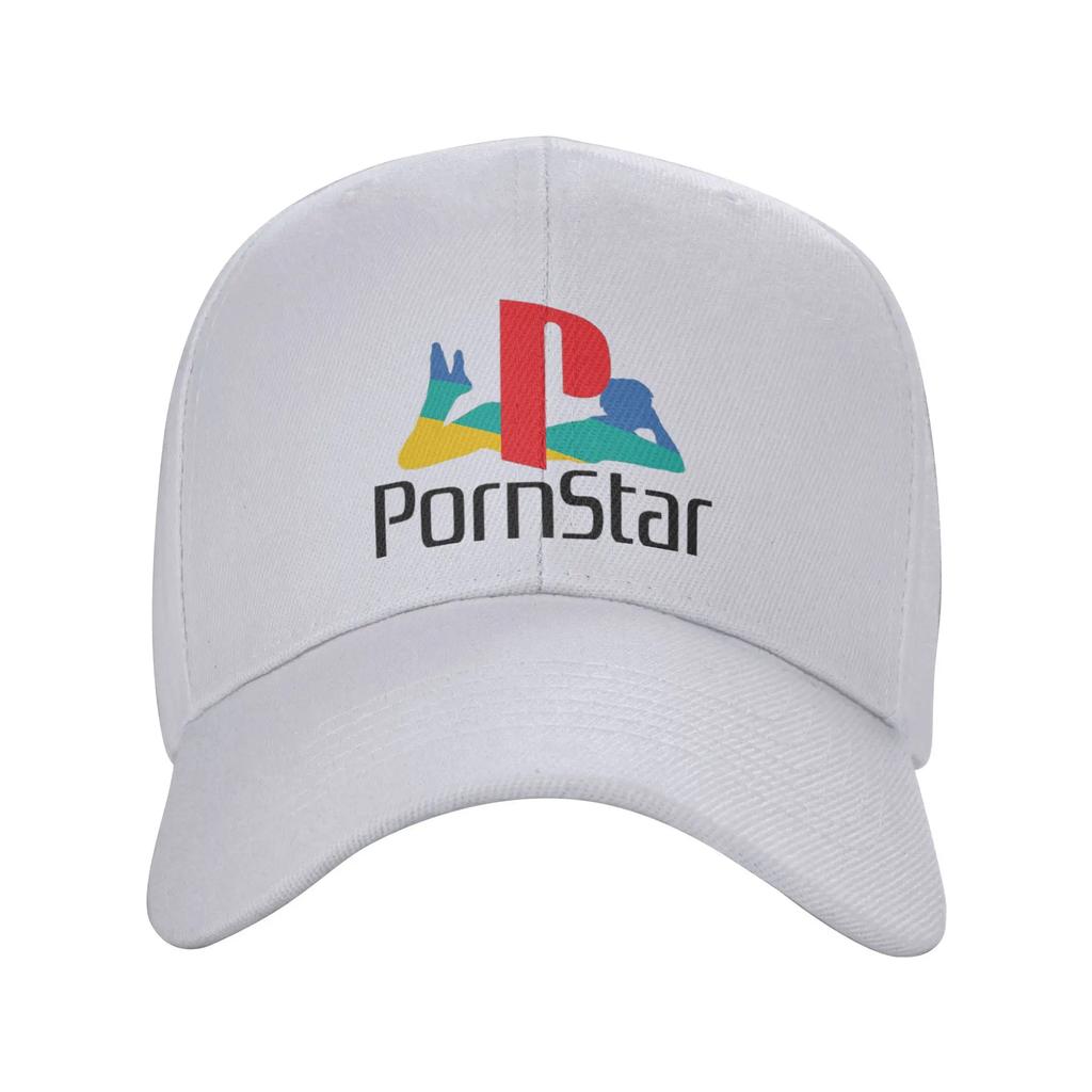 Unisex Baseball Hats Ps Pron Star White Outdoor Streetwear Summer Sports Baseball Caps Hip Hop Cap Casquette Hats