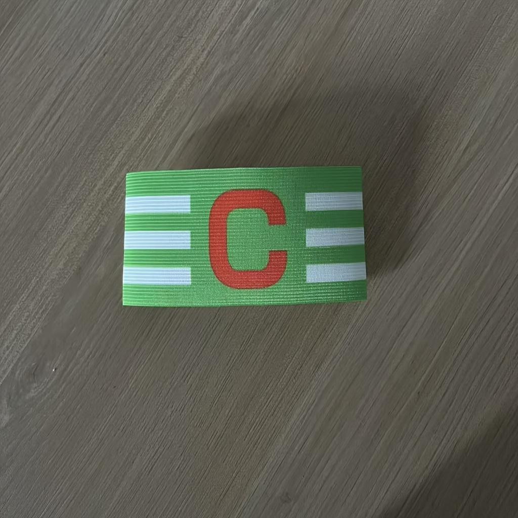 Bandă de braț ajustabilă din nailon pentru căpitan de fotbal, durabilă, confortabilă, potrivită pentru liderii de fotbal, bandă de braț profesională pentru meci