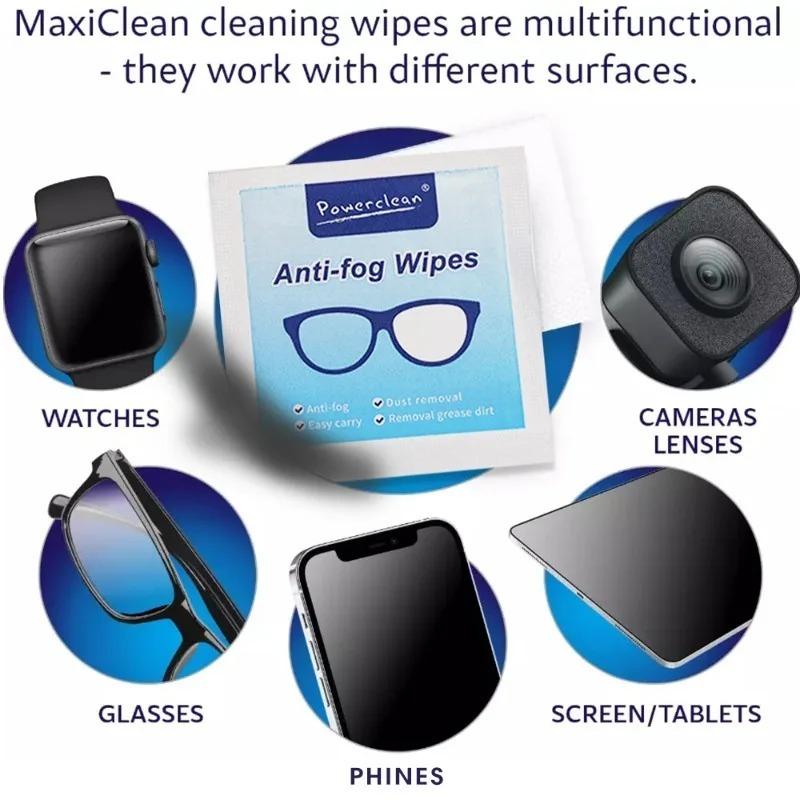 300Pcs Lens Cleaning Wet Paper Disposable Glasses Anti Fog Misting Dust Remover Wipes Sunglasses Phone Screen Cleaner