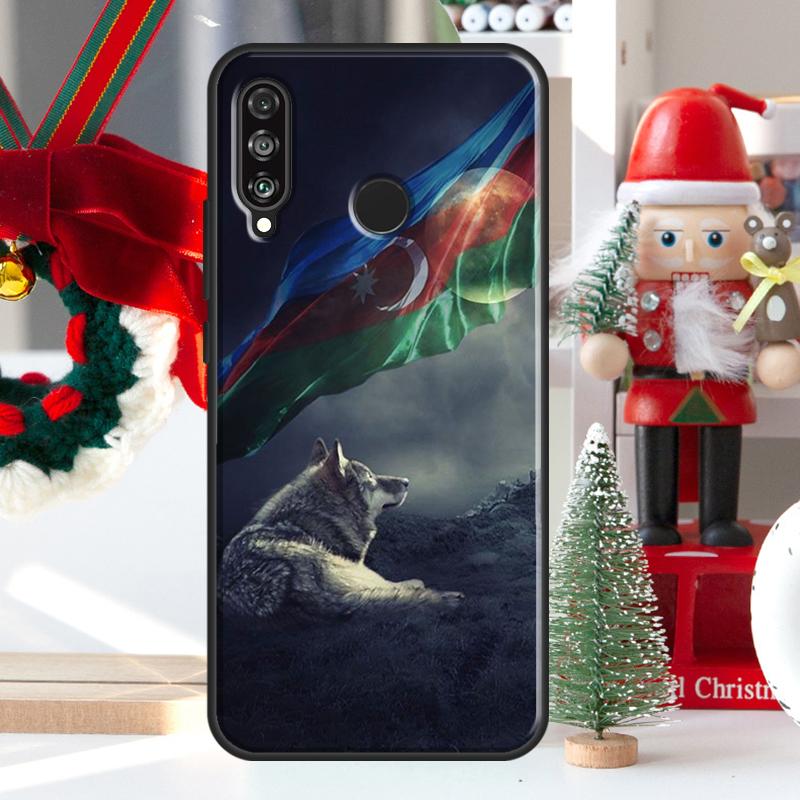 Azerbaijan Buta Flag For Huawei Nova 9 10 SE 11 Pro Y60 Y70 Y90 Y61 Y91 Y72 Y73 12i 11i 8i P20 P30 P40 Lite Case