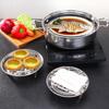 5Pcs Thickened Steamer Basket Set Multi Size Kitchen Steamer Holder  Household Use
