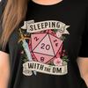 SLEEPING with the DUNGEON MASTER Shirt, sleeping with the dm, dnd shirt, dungeons and dragons tshirt gamer couple dm gift wife girlfriend