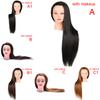 Mannequin Head With Hair Styling Dye Cutting Hairdresser Training Head