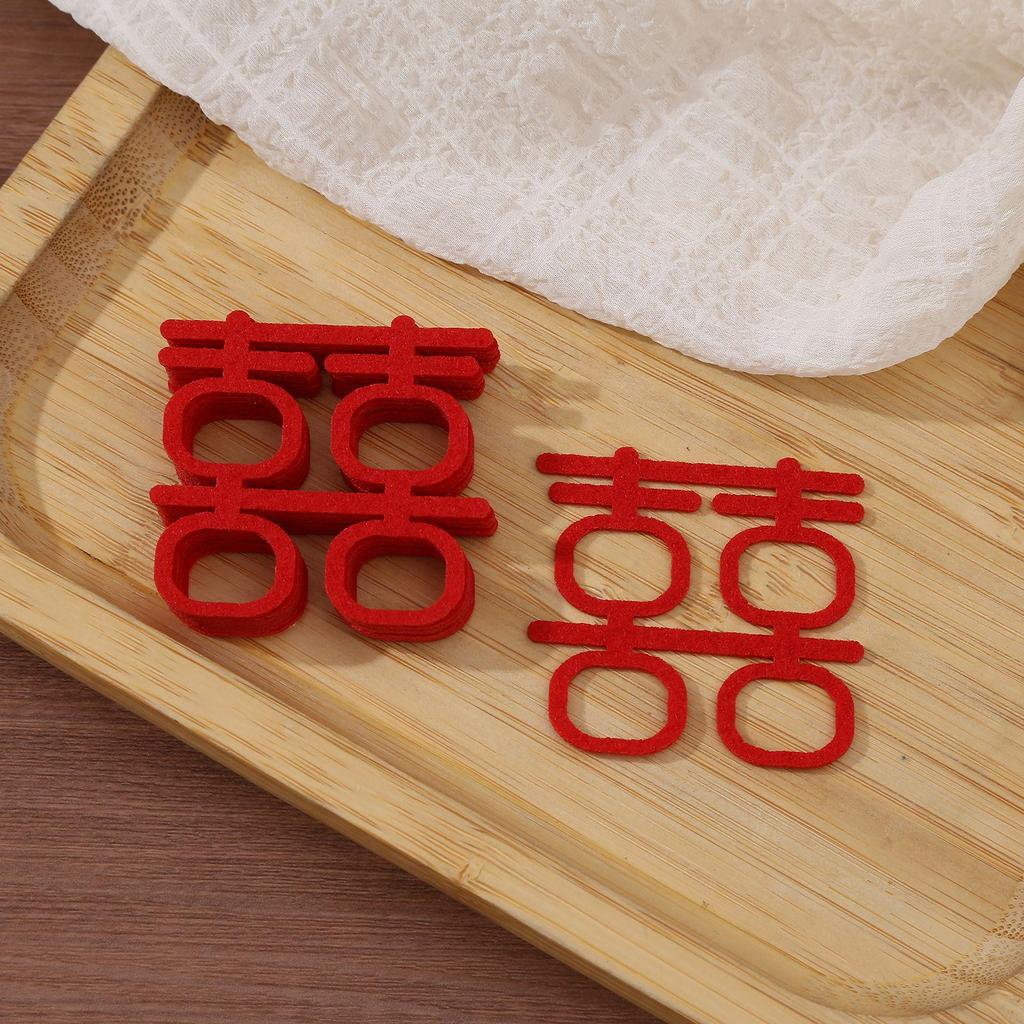 Double Happiness Stickers for Wedding Room Decoration