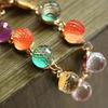 Bracelet Candy Color Round Beads Women Multicolored Beads Cuff Bangle Bracelet for Party