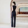 Women's Irregular Vest & Wide-Leg Pants Set