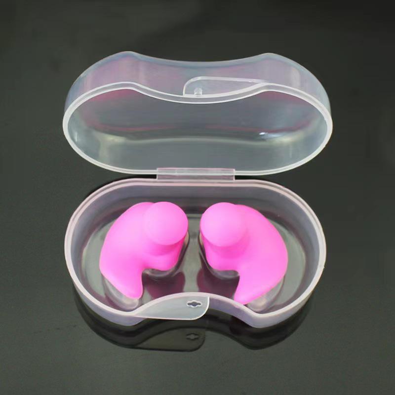 Silikon Schwimm-Ohrstöpsel & Nasenklammern Set - Unisex Lärmreduzierende Schallisolierte Ohrstöpsel für das Training