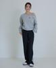 AWESOME STUDIO Lace-Detailed Sweatpants Melange Grey