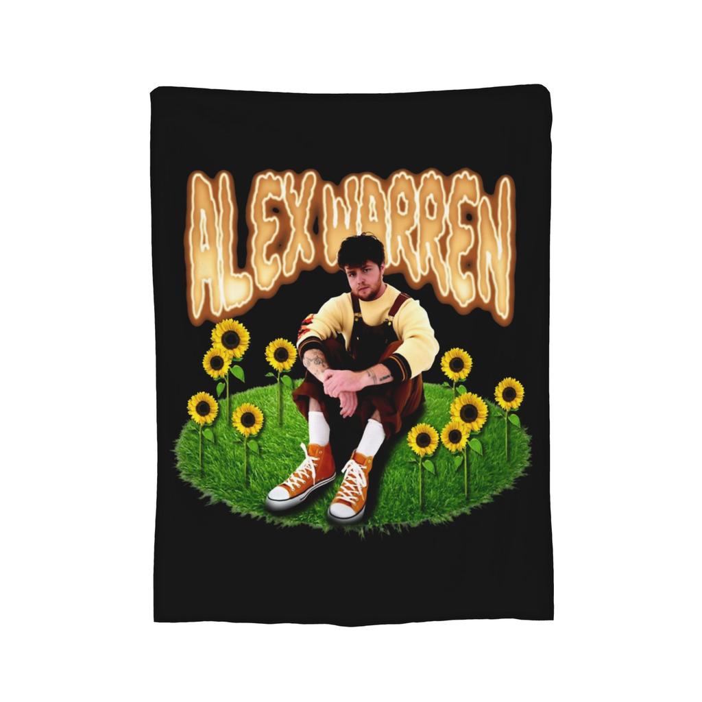 Alex Warren Tour Music Blanket Fleece Spring/Autumn Multifunction Thin Throw Blankets for Home Bedroom Bedding Throws