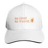 No Vomit Baseball Cap Strapback Dad Hat Six Panel Structured Crown Sun Protection Upf 50