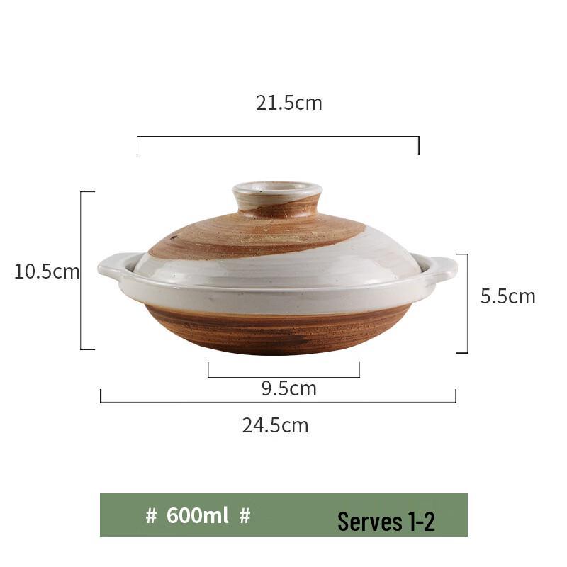 ZISIZ Claypot Rice Casserole Pot