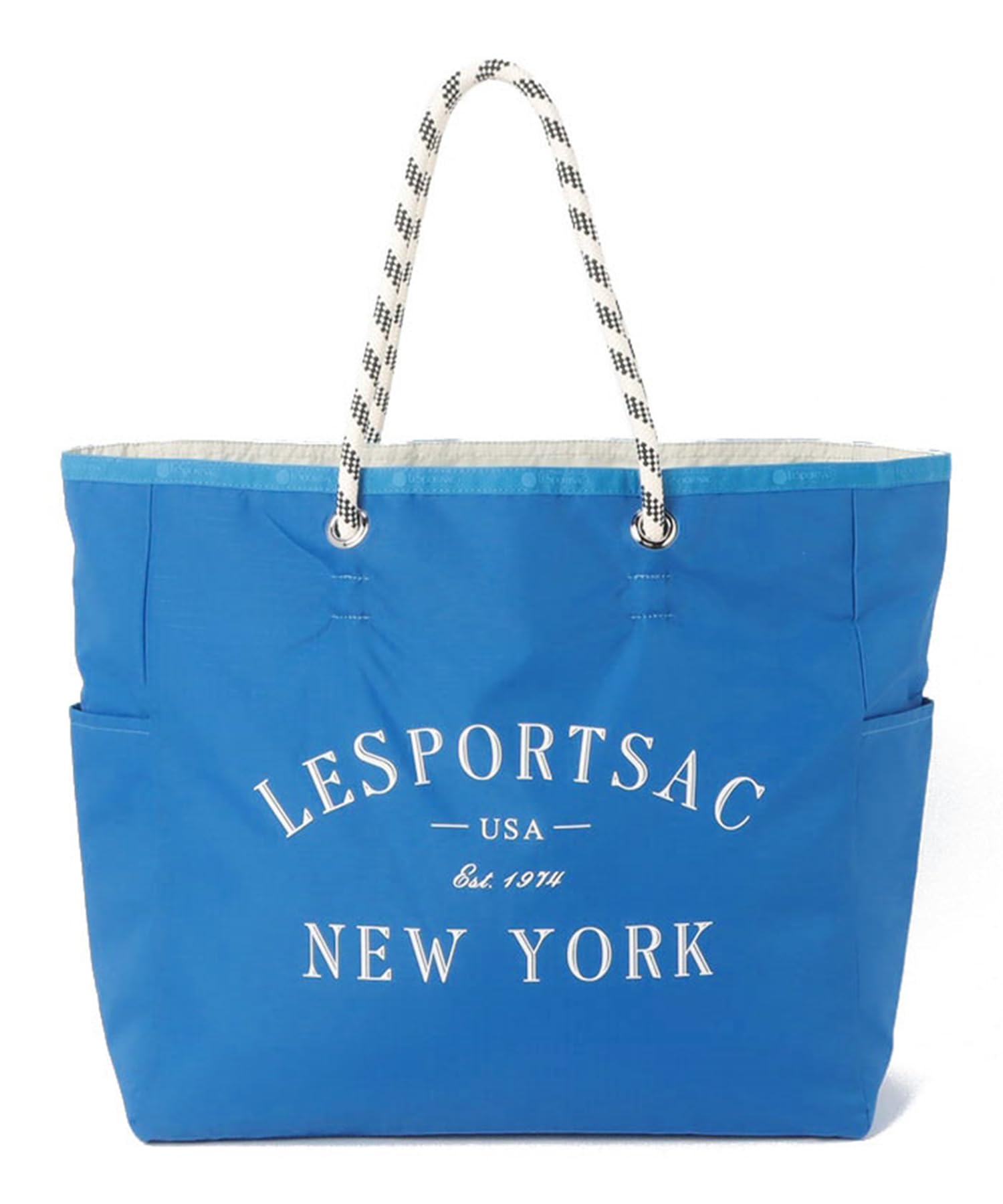 

Official Tote Bag LARGE 2 WAY Ultra [LeSportsac] TOTE/1113 Women s Blue/Birch
