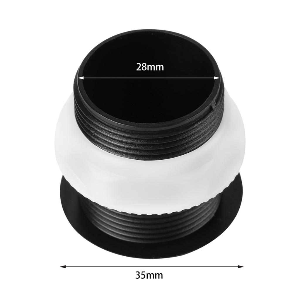 Pack of 10 28mm Black Screw-in Snap Cover 35mm Diameter for Slot NaMachine Control Panel Blind Cover Replacement Unused Holes