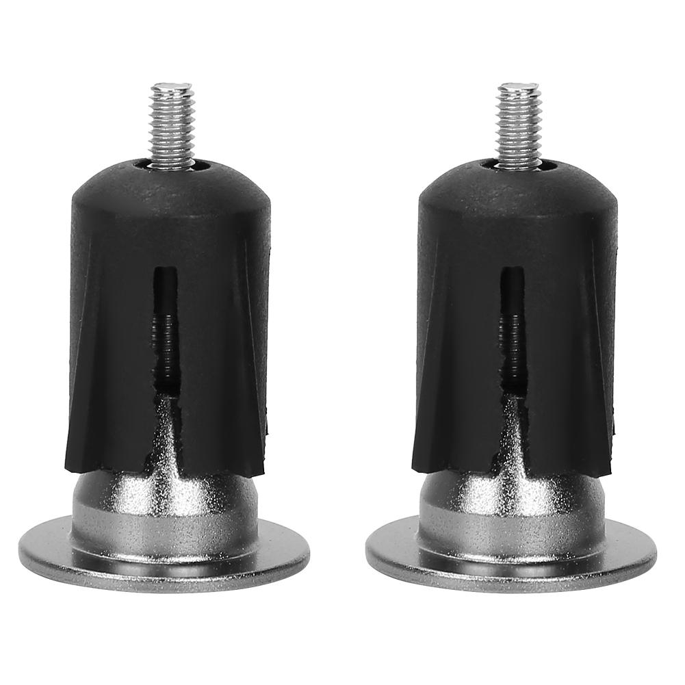 1 Pair Aluminum Alloy Bike Grips Bar End   Plug for Mountain Bike Handlebar (  color)