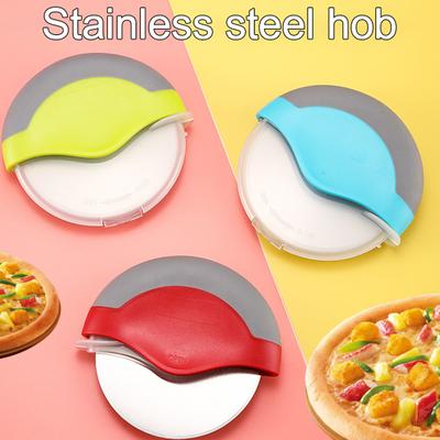 Krajalnica do pizzy z ochronną osłoną ostrza Ergonomiczny uchwyt Krajalnica do pizzy Bez wysiłku