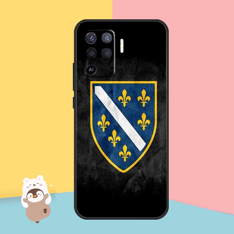 Bosnien-Flagge Hülle für OPPO Find X5 X3 Lite Pro A15 A16 A52 A72 A5 A9 A31 A53 A83 A93 A54 A74 A94 Abdeckung