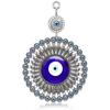 Kovová závěsná/dveřní dekorace Zlé oko Odvrací špatnou energii Přináší bohatství Štěstí Barevná glazura Slitina Zlé oko Závěsná ozdoba, Dekorace Zlé oko,