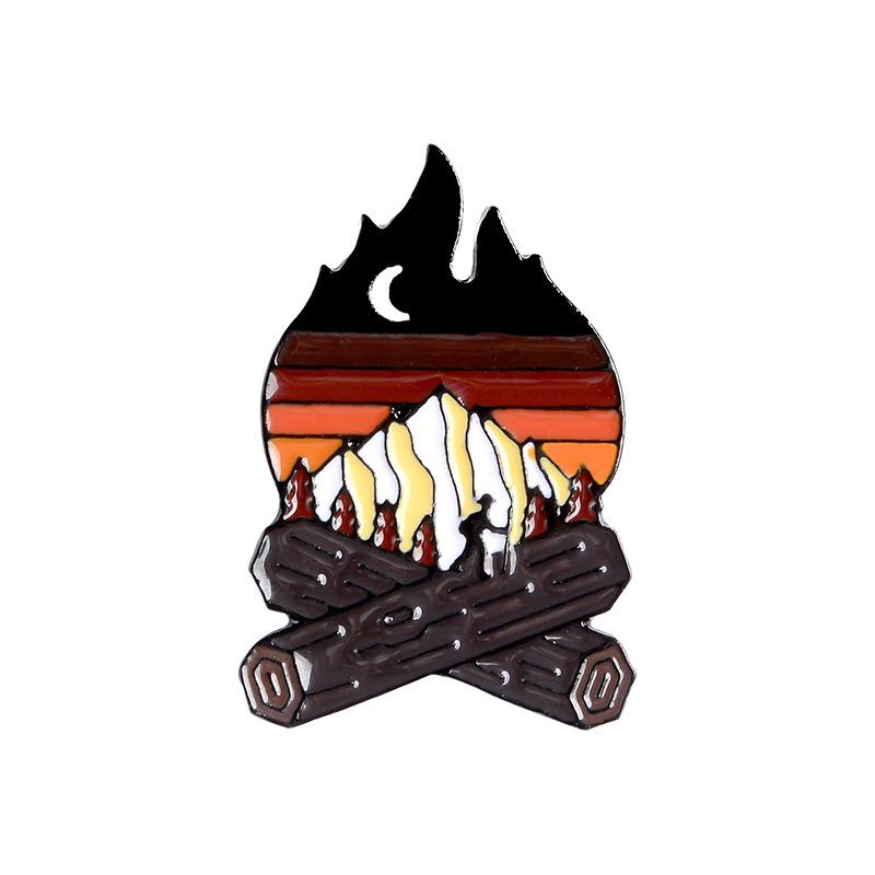 Travel & Camping Fun: 20-Piece Badge & Pin Set with Backpack & Denim Jacket Accessories