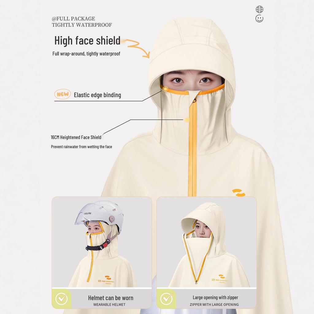 Universal Electric Vehicle Raincoat: Riot-Proof, Oxford Cloth, Unisex Poncho, Plus Size, Long Style Motorcycle Cover