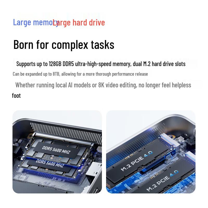 MINISFORUM X1-470 Ryzen AI 9 HX470 Mini PC (CN version)
