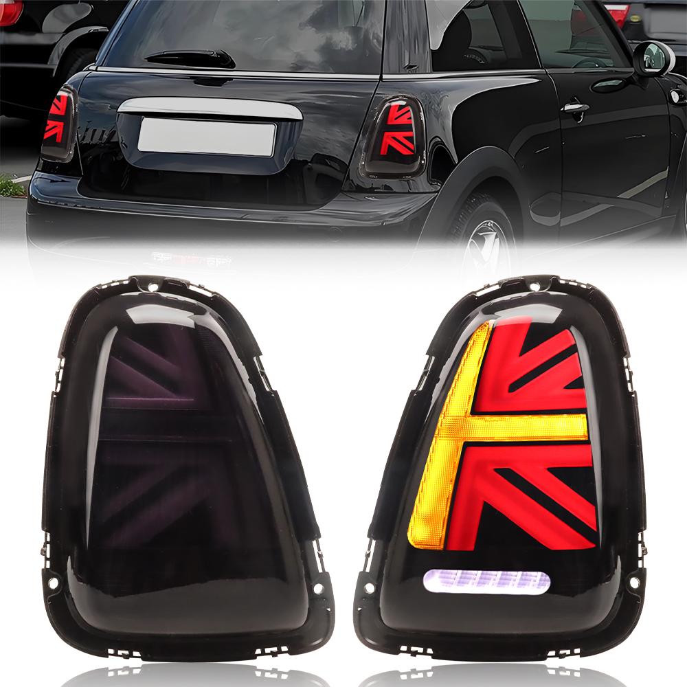 

2PCS Car LED Tail Lights Assembly For BMW Mini Cooper R56 R57 R58 R59 Union Jack Style Brake Reverse Tun Signal Lamps 2007-2014