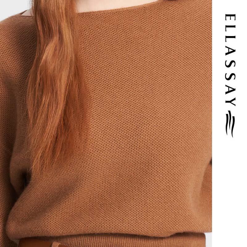 ELLASSAY Women's Elegant Design Knit Sweater