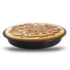 Black Pizza Tray Non-Stick Metal Bakeware Tray Baking Pan Round Oven Vented Tray