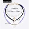 Soft Pottery Pearl Necklace Bohemian Purple Beaded Accessories Ocean Wind Starfish Stacked Neck Women