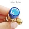 4/1pcs R410A R22 Refrigeration Tool Air conditioning Safety Valve Adapter Fitting Refrigeration Charging Copper Adapter With 1/4