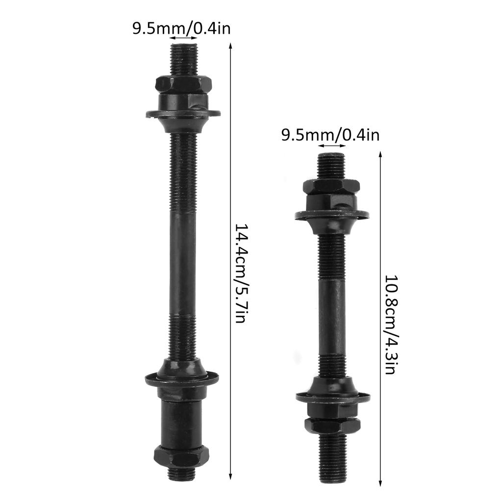 Bike Accessory Bike Hub Shaft Mountain Bike Hollow Hub Shaft  Quick Release Steel Hub Axle Bike Accessory Steel Hub Axle