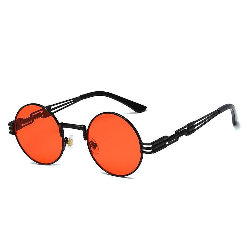 Vintage Sunglasses Punk Steam Prince Glasses Men'S Metal Round Frame Spring Glasses Frame Women'S Sunglasses