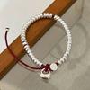 Lucky Bag Solid Lump Peace And Joy Money String Coiling Bracelet Birthday Red Rope Valentine'S Day Gift Batch