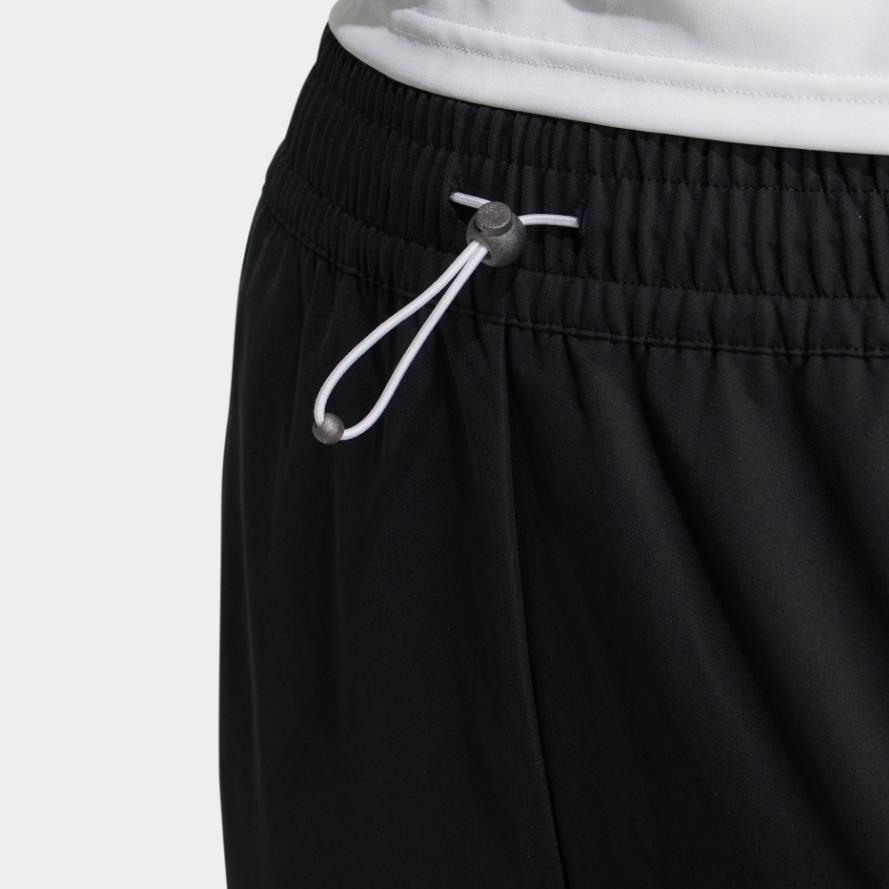 Adidas Color-Block Print Drawstring Joggers Women Bottoms Black HY2836