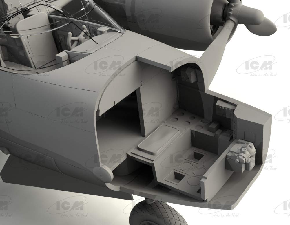 ICM 1/48 WWII US Army A-26C-15 Invader Plastic Model Kit 48283