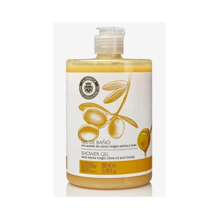Gel De Bain - La Chinata - Miel & Huile d'Olive Extra Vierge - 500 Ml - Hypoallergénique - Mixte